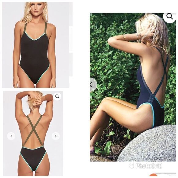 L* Space MANIAC ONE PIECE Swimsuit Sz-8 - Picture 1 of 12